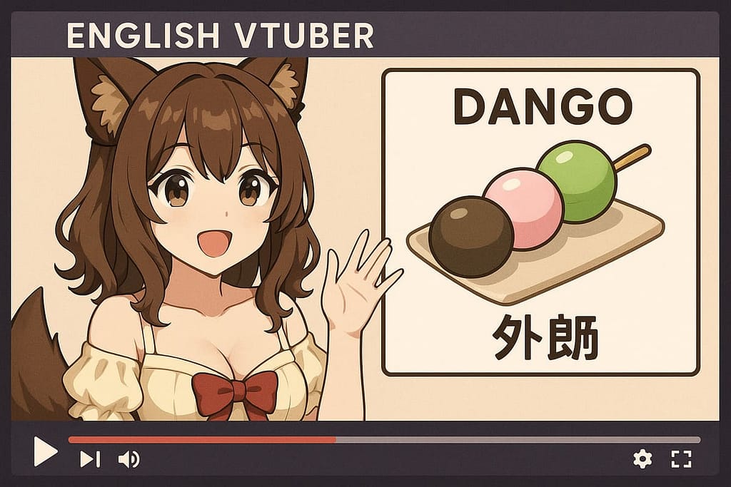 英語で話すVtuberと日本紹介テンプレの基本