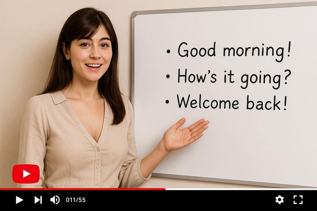 YouTuberが配信で活用できる英語導入トークの種類