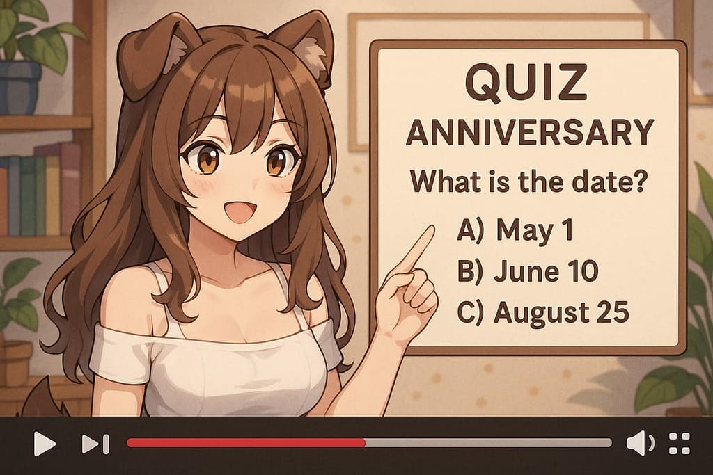 Vtuberのファン参加型・英語記念日企画の工夫