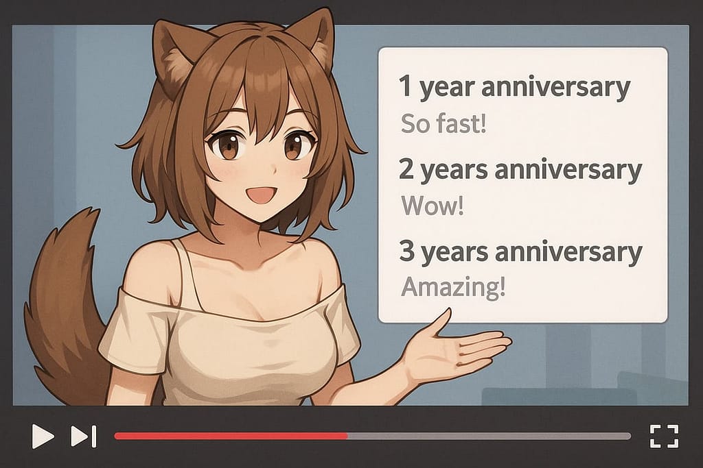 英語を活かすVtuber記念日配信の長期的な活用法