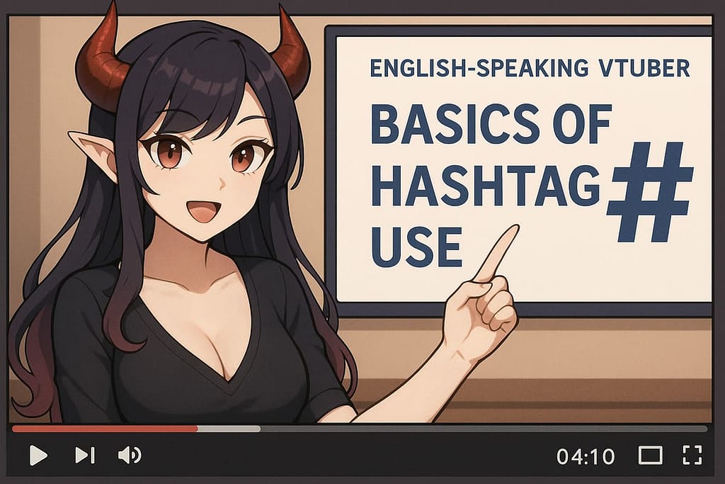 英語で活動するVtuberとハッシュタグ活用の基本