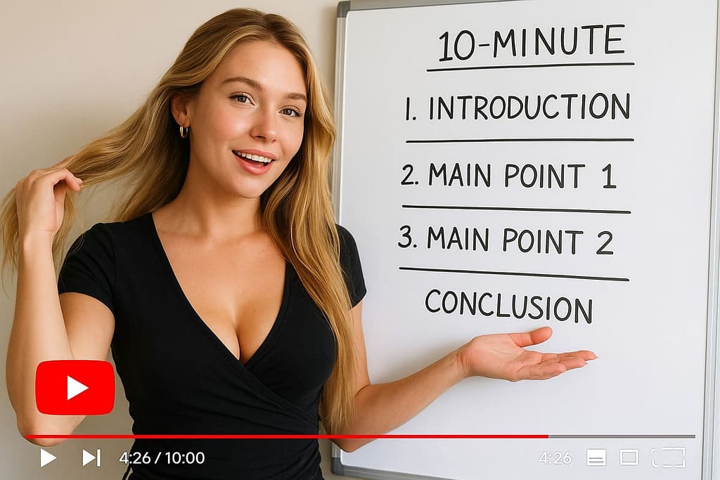 YouTuberが取り入れる英語動画構成テンプレート(10分編)