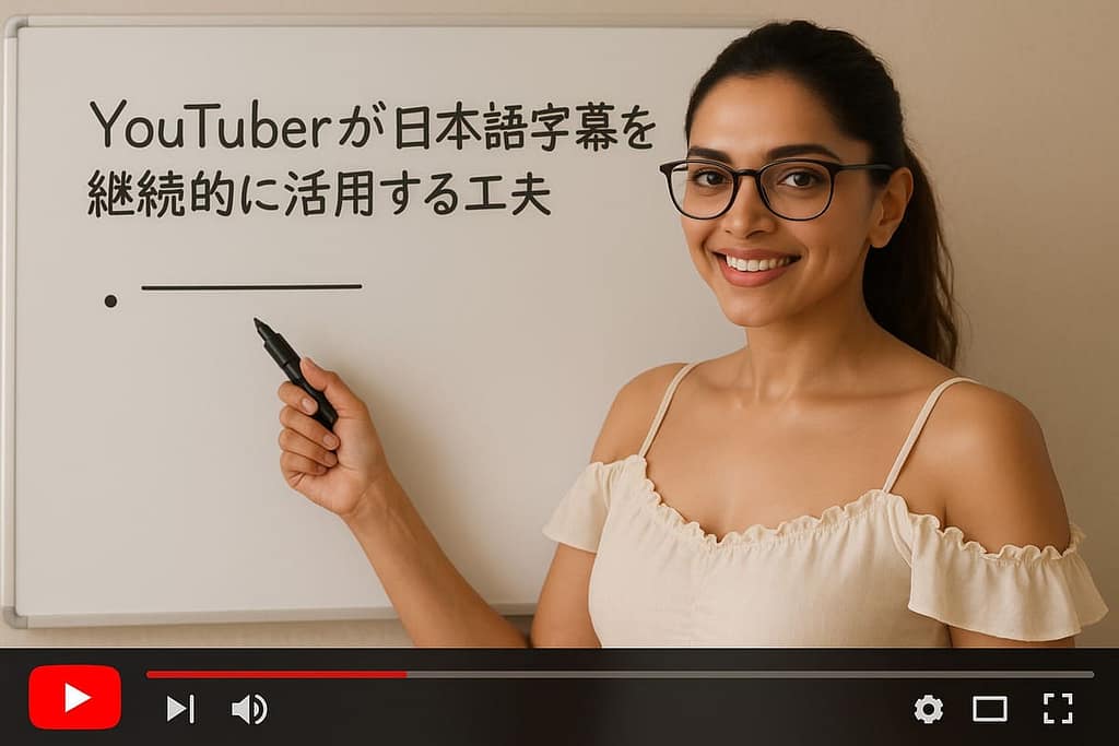 YouTuberが日本語字幕を継続的に活用する工夫