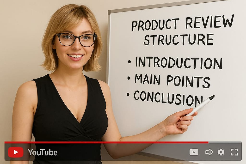 YouTuberが英語で伝える「商品レビュー」の構成
