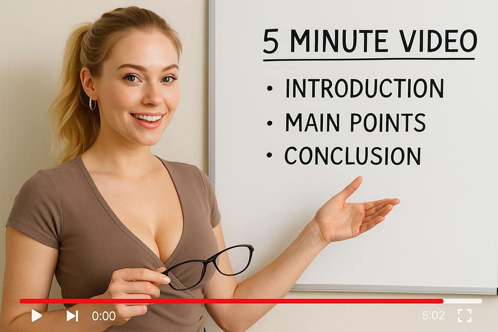 YouTuberが取り入れる英語動画構成テンプレート(5分編)