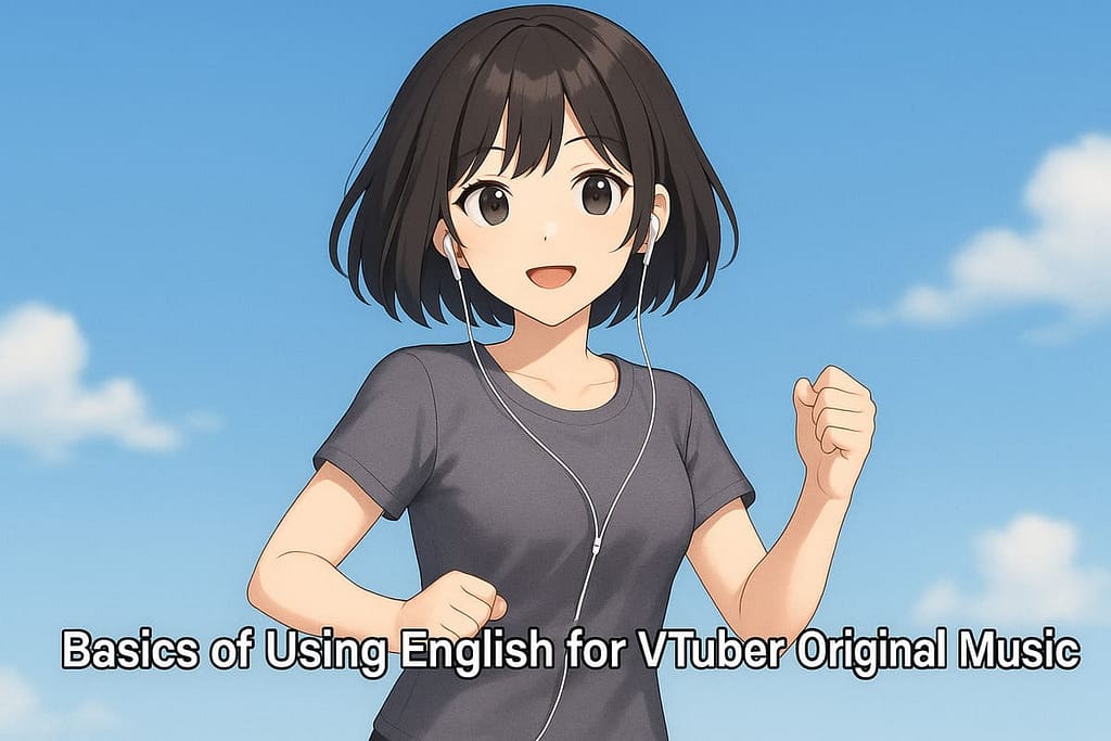 英語を活かしたVtuberのオリジナル楽曲展開の基本