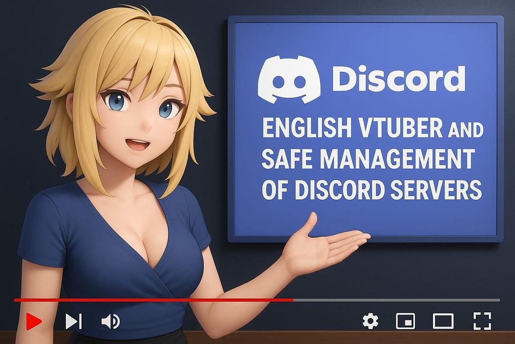 英語で交流するVtuberとDiscordサーバーの安全な管理