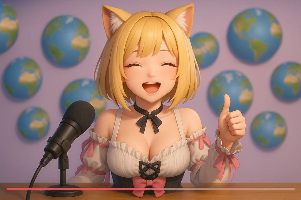 英語を取り入れたキャラ設定で広がるVtuber配信の魅力