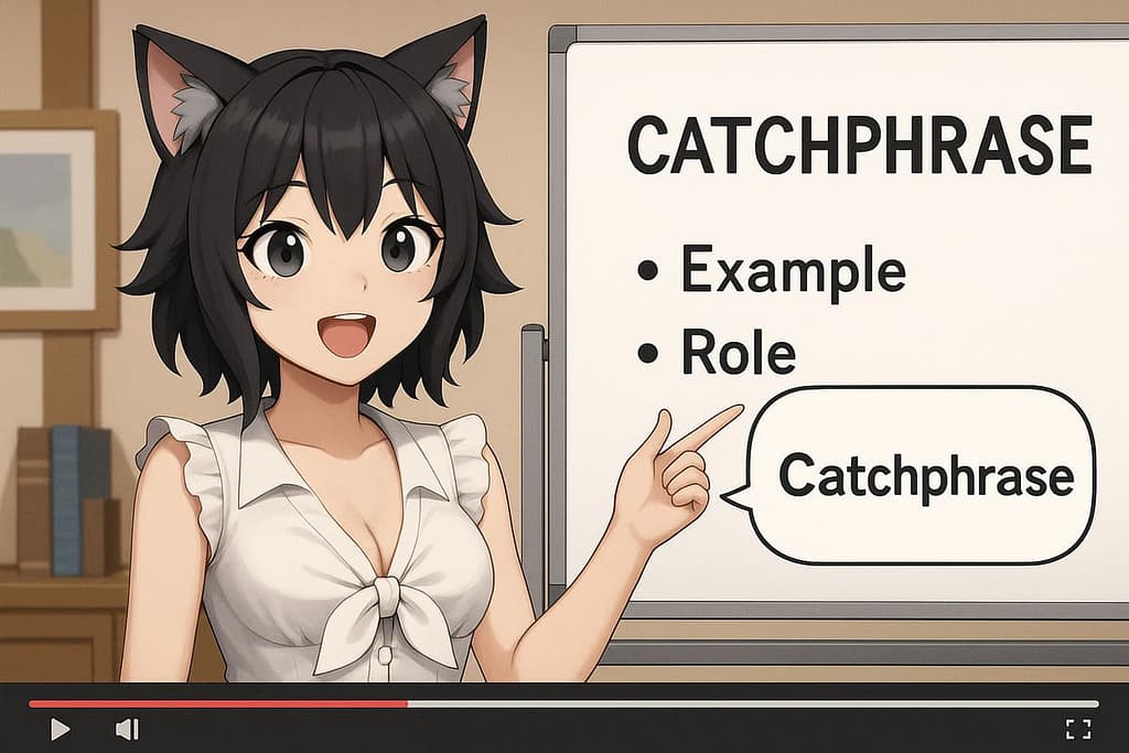 Vtuberが英語で使う挨拶・キャッチコピーの例とその役割