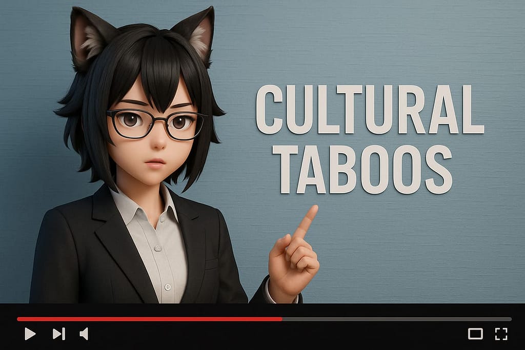 英語で活動するVtuberが意識すべき文化的タブーの基本