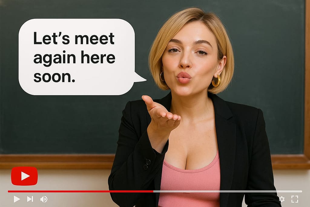 YouTuberのライブ配信でまとめや締めに使える英語フレーズ