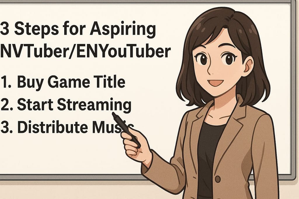 3 Steps for Aspiring ENVTuber/ENYouTuber