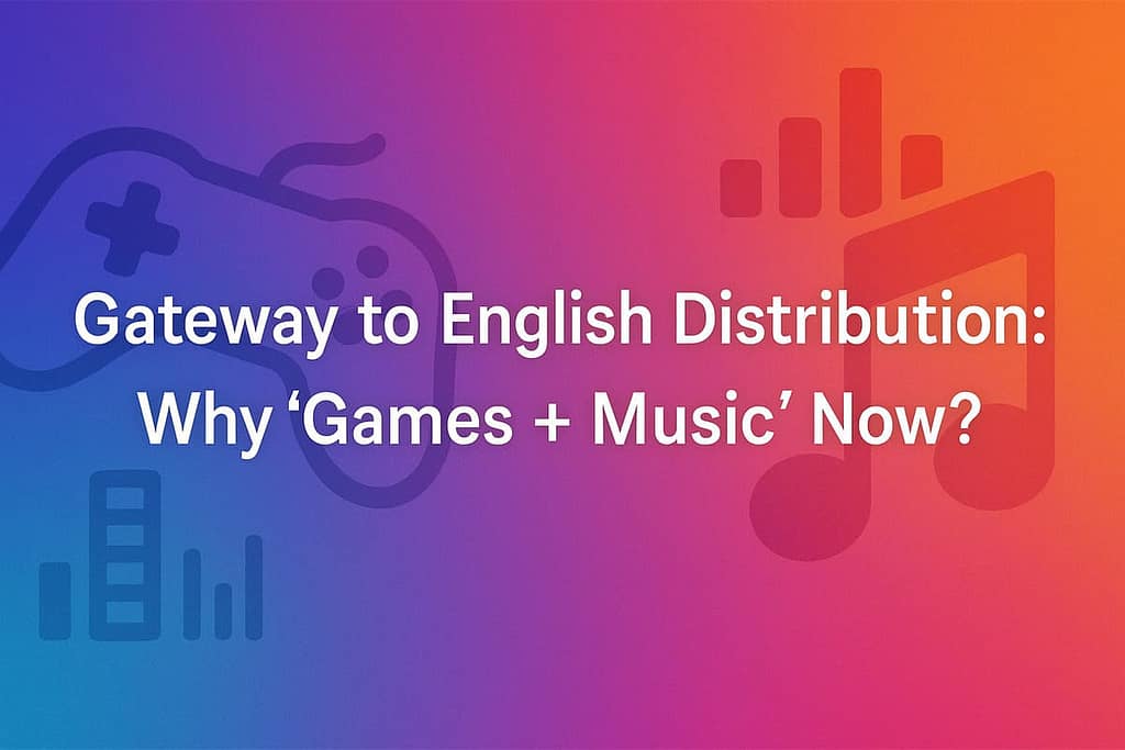 Gateway to English Distribution: Why “Games + Music” Now?