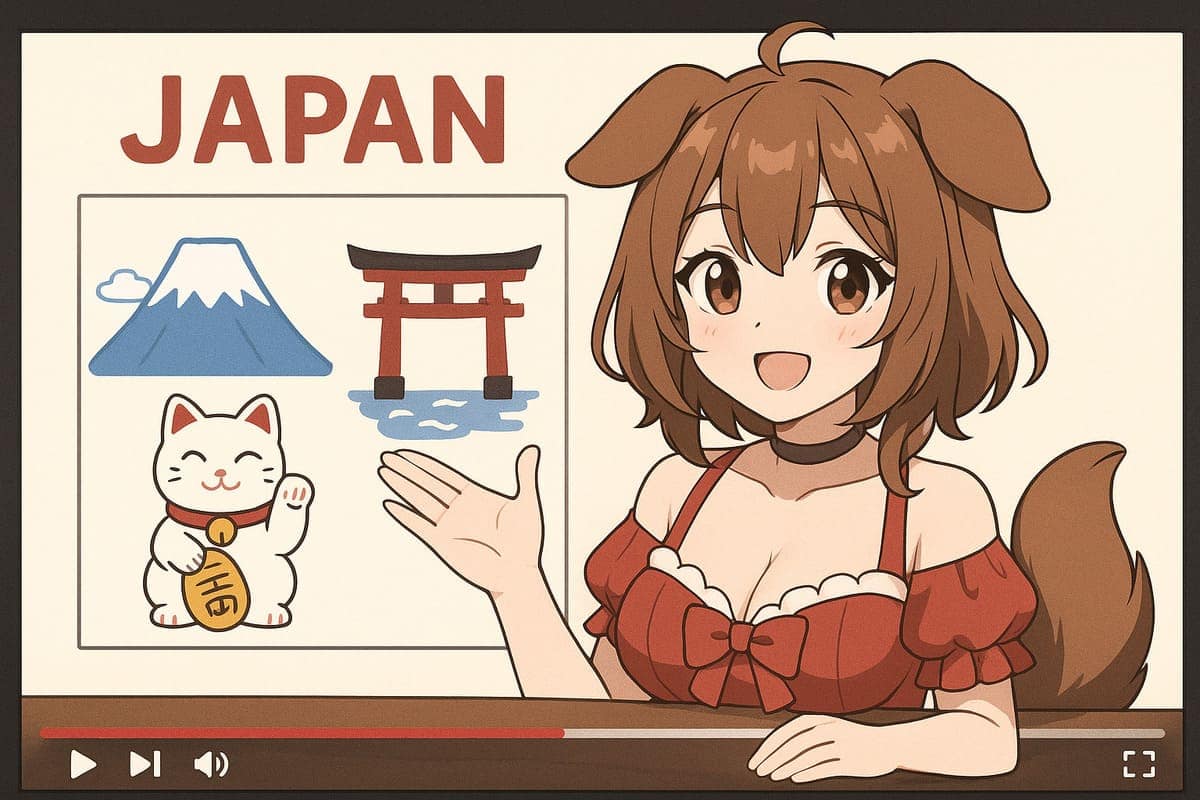 Vtuberの日本紹介テンプレ