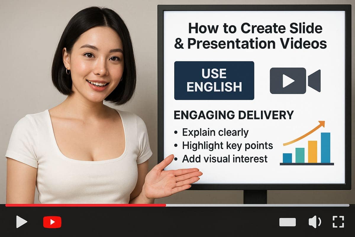 英語を使うYouTuber向けノウハウ｜スライド&プレゼン系動画の作り方と配信で魅せる工夫