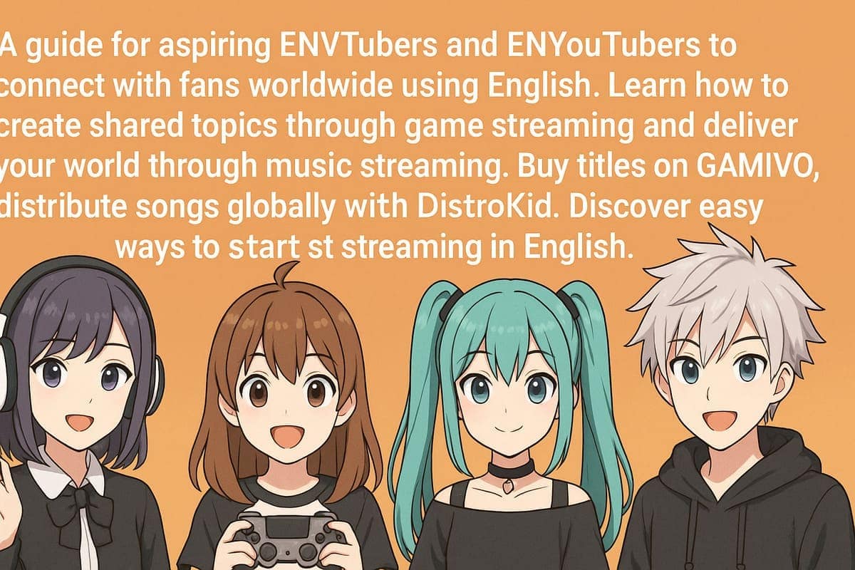 あなたの声を世界へ！ゲームと音楽で始めるENVTuber配信完全ガイド
