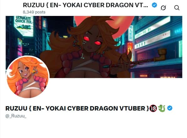 【第3位】Ruzuu:サイバードラゴンVTuberが語る、英語で築く独自世界観