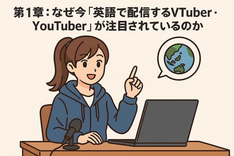 第1章：なぜ今「英語で配信するVTuber・YouTuber」が注目されているのか