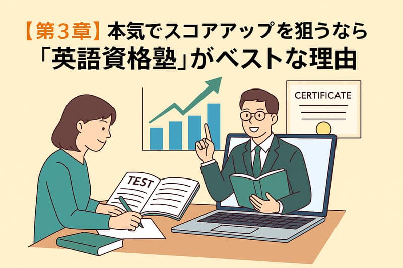 【第3章】本気でスコアアップを狙うなら「英語資格塾」がベストな理由