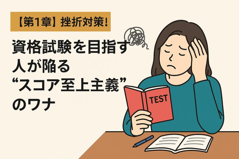 【第1章】挫折対策:資格学習の“スコア至上主義”を抜ける