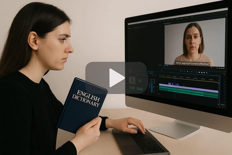 英語を取り入れるYoutuberが配信で字幕と吹き替えどちらが効果的かを考える基本