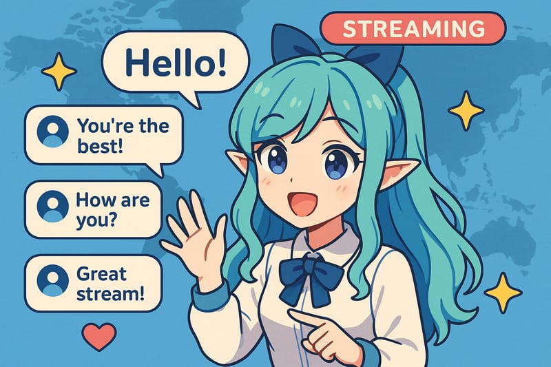 英語コメントに対応するためのVtuberノウハウ！