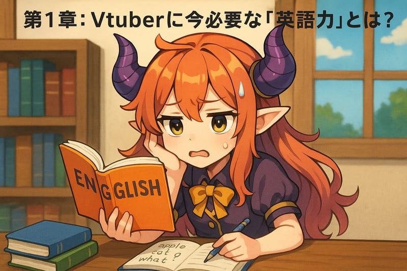 第1章：Vtuberに今必要な「英語力」とは？