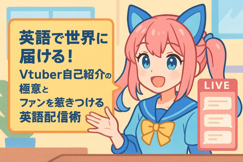 英語でのVtuber配信術