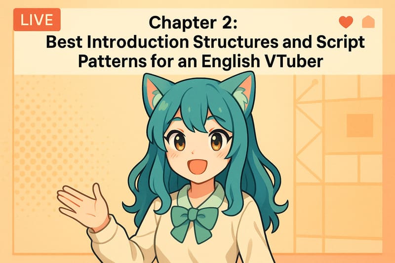 第2章:英語Vtuberに最適な自己紹介の構成と台本パターン