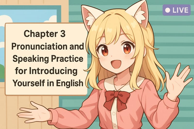 第3章:英語で魅せる自己紹介の発音と話し方トレーニング