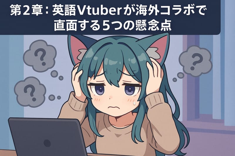 第2章:英語Vtuberが海外コラボで直面する5つの懸念点