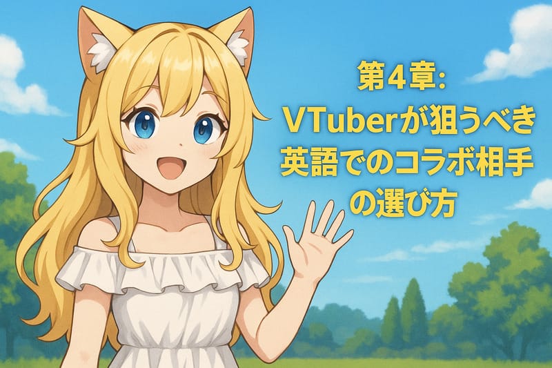 第4章:Vtuberが狙うべき英語でのコラボ相手の選び方