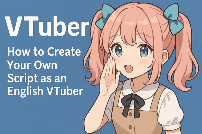 英語Vtuberとして差がつく!オリジナルスクリプト作成のコツ