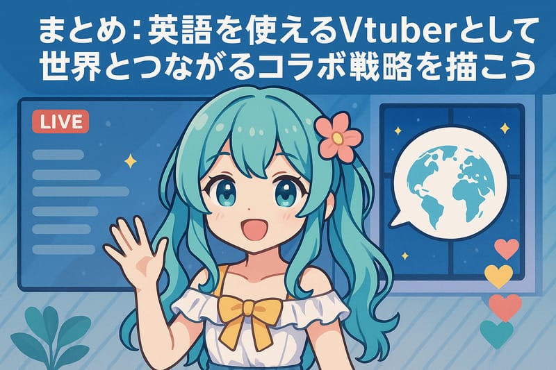 まとめ:英語Vtuberとして世界とつながるコラボ戦略を描こう