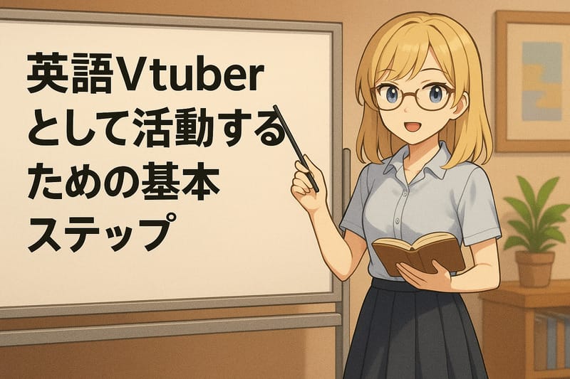 英語Vtuberとして活動するための基本ステップ