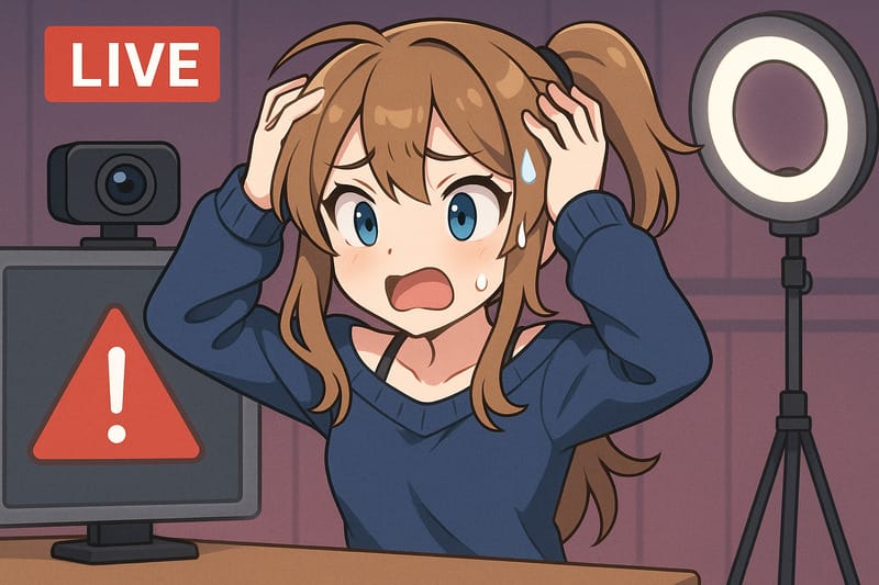 第5章:英語Vtuberが知っておくべき配信ソフト・機材トラブル対策