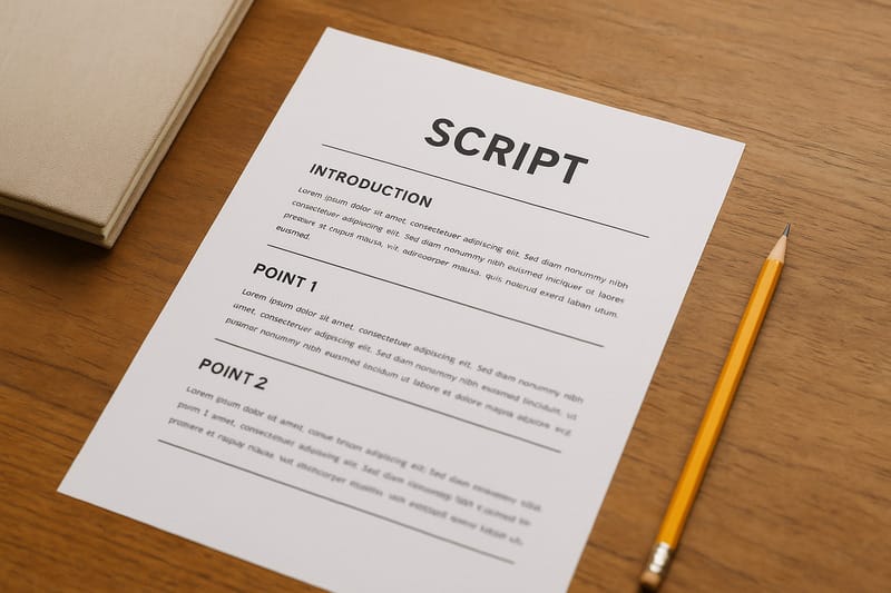 英語YouTuberのスクリプトの書き方|動画ジャンル別の構成ポイント