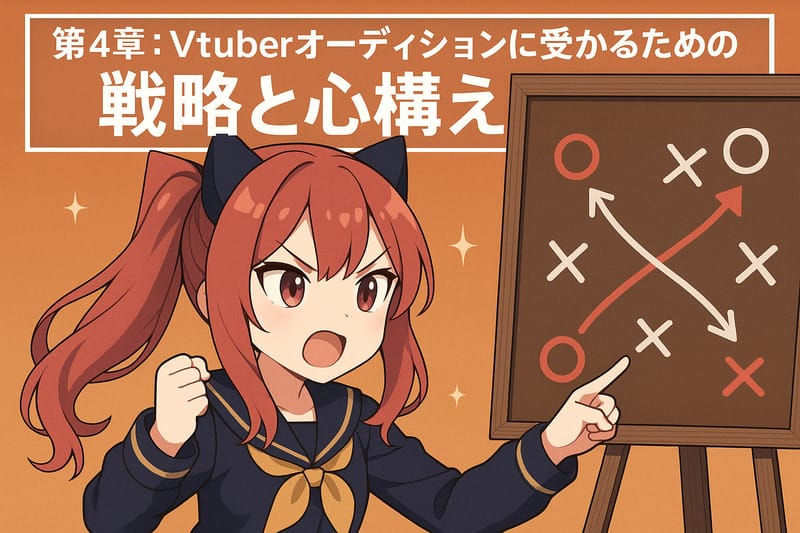 第4章:Vtuberオーディションに受かるための戦略と心構え