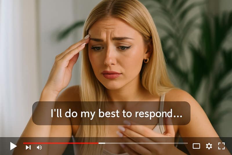 困りながらも返答