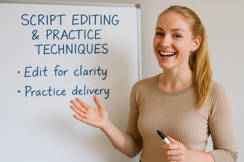 英語YouTuberならではのスクリプト編集&練習テクニック