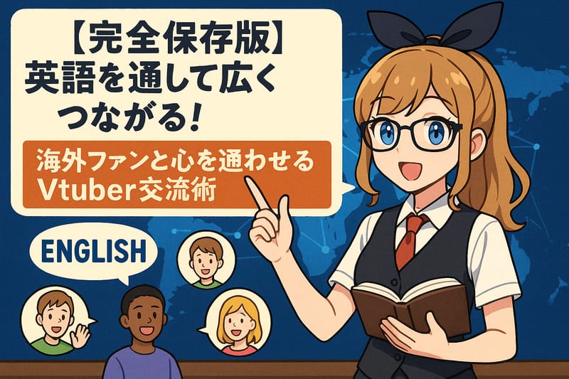 Vtuberの海外向け交流術