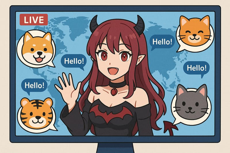 英語を活かして世界中のファンとつながる！Vtuberが挑むグローバルファン獲得完全戦略ガイド