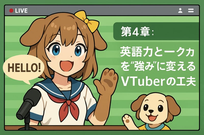第4章:英語力とトーク力を“強み”に変えるVTuberの工夫