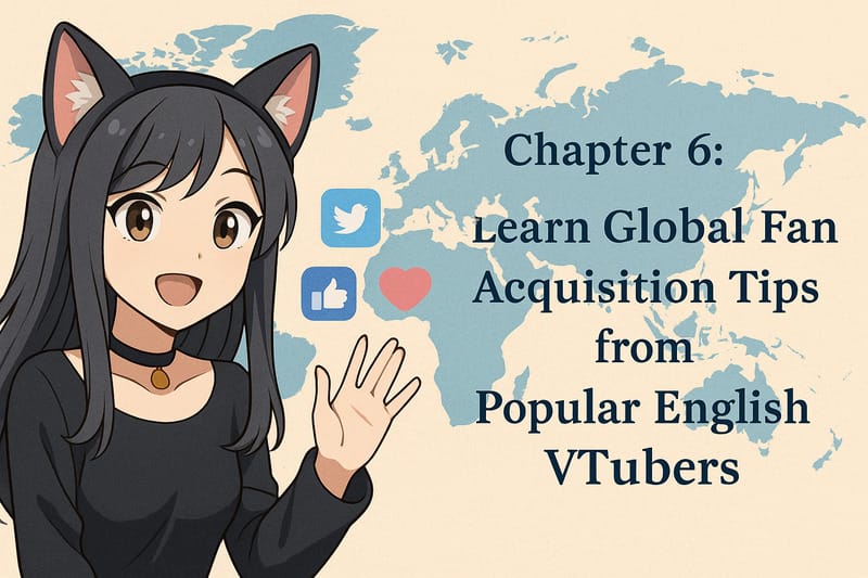 第6章:人気英語Vtuberから学ぶグローバルファン獲得のヒント