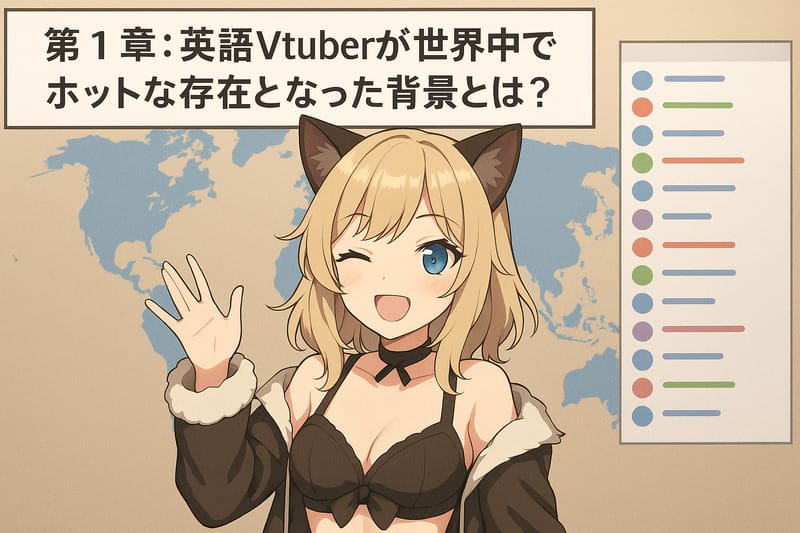 第1章:英語Vtuberが世界中でホットな存在となった背景とは?